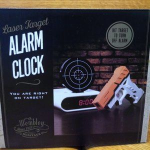Wembley Game Laser Target Alarm Clock Battery